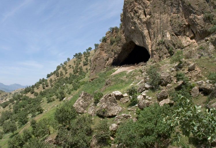 Shanidar cave in Iran